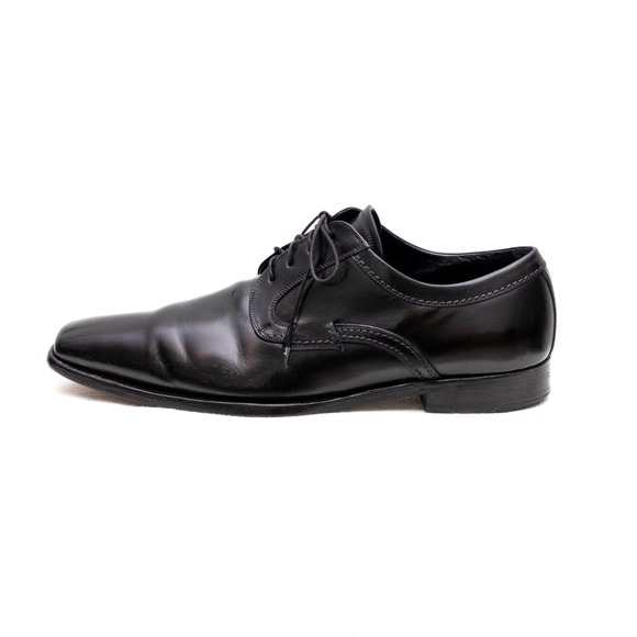 Dolce & Gabbana Men\'s Black Leather Oxford Dress‎ Shoes – Size EU 42 / US 9